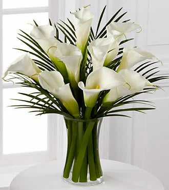 Endless Elegance Calla Lily Vase Arrangement