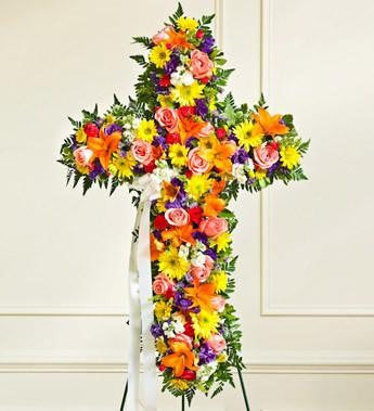 Peace and Prayers Standing Cross – Multicolor
